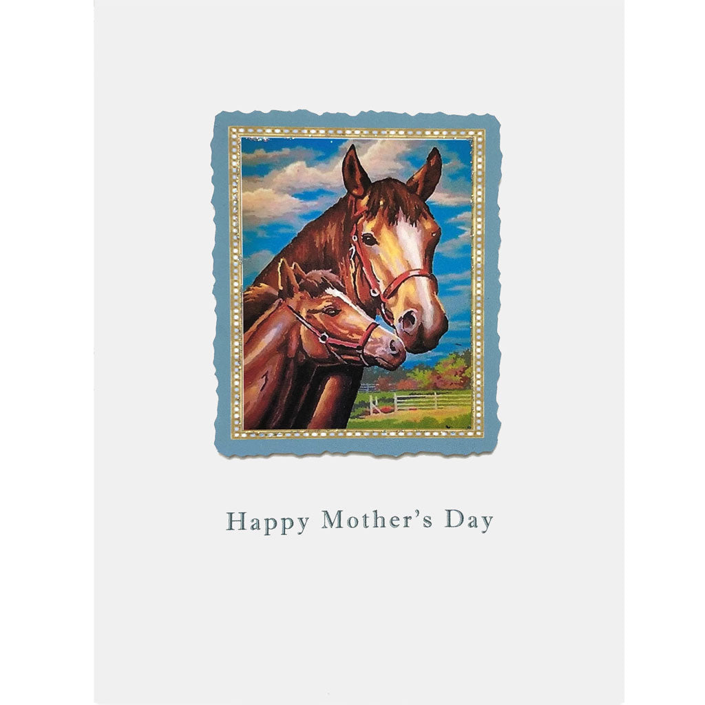 Mare & Foal Mother's Day Card