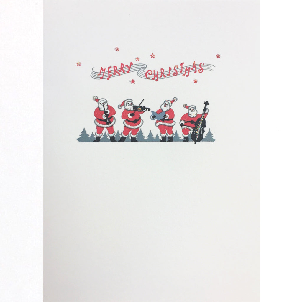Musical Santas Christmas Card