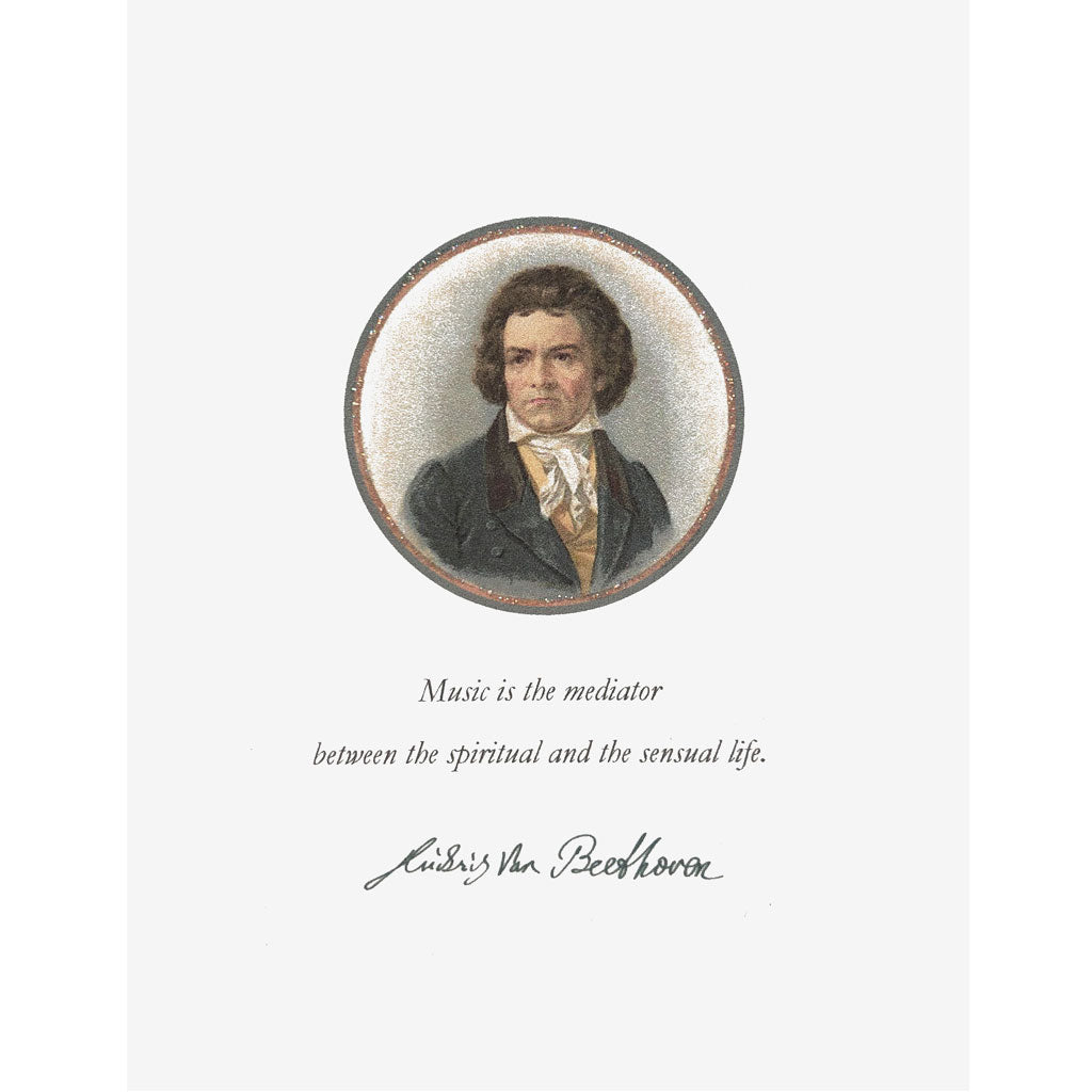 Beethoven Greeting Card Lumia Designs 