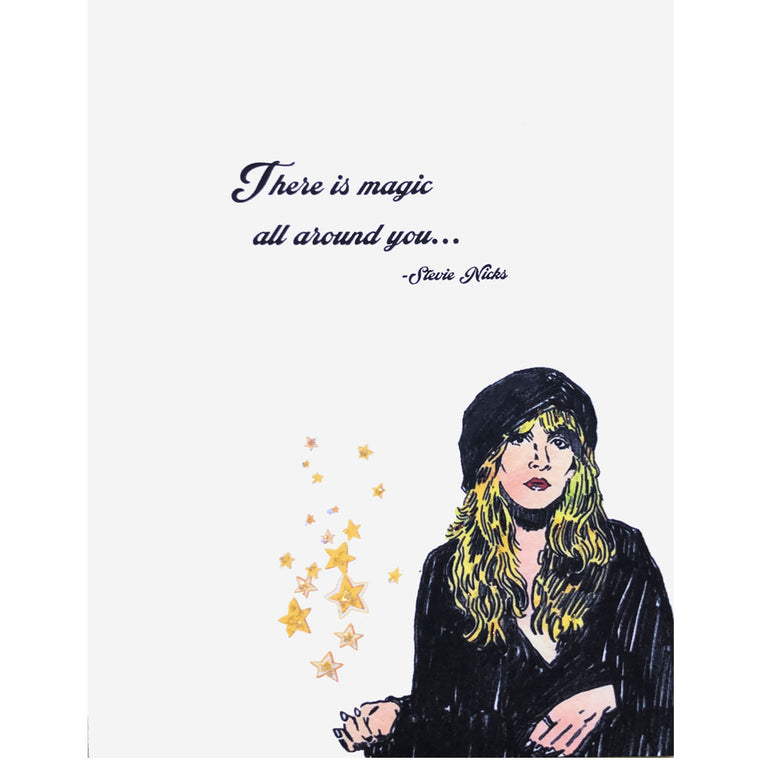 Stevie Nicks Quote Card