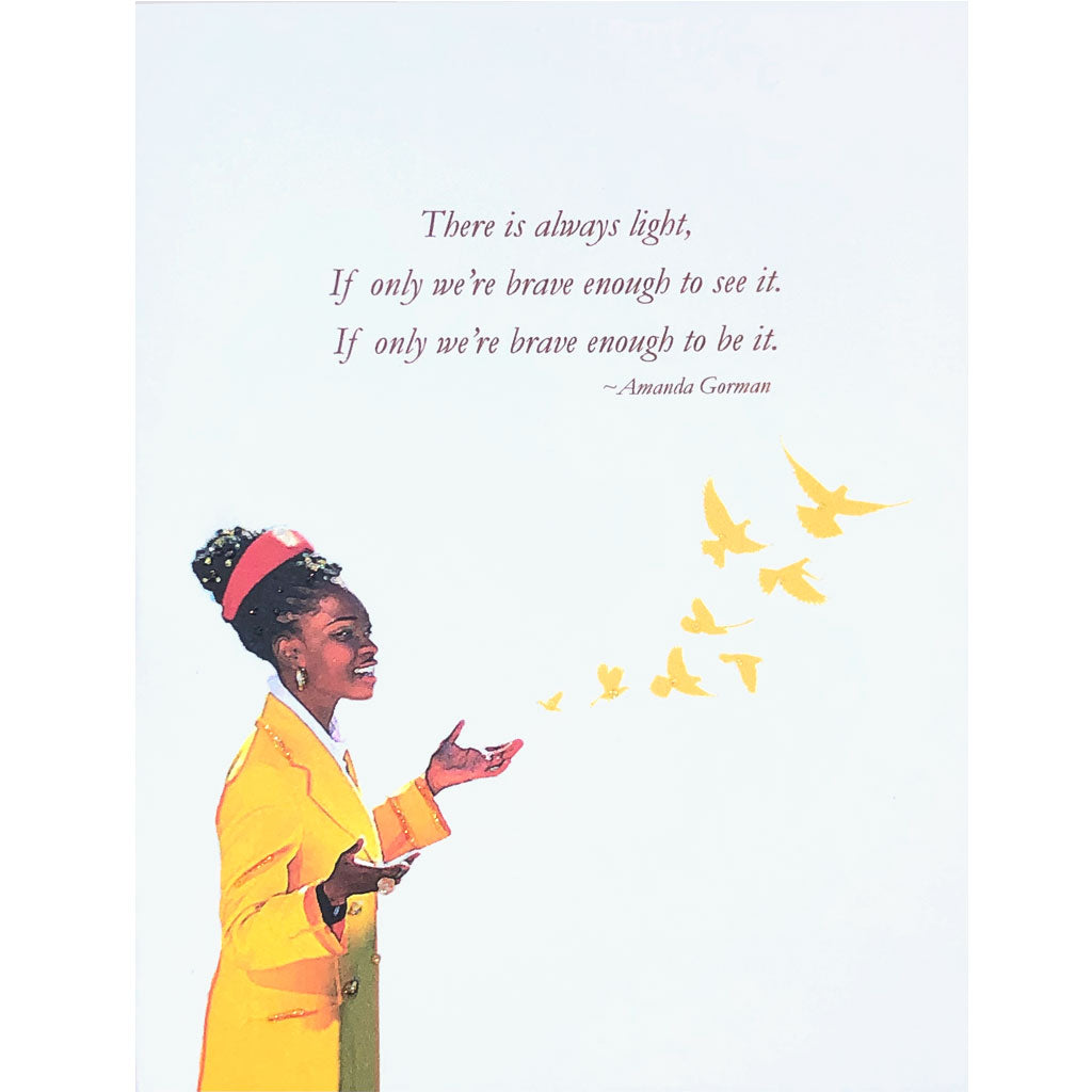 POR 57 Amanda Gorman Poem Card amanda gorman poem card