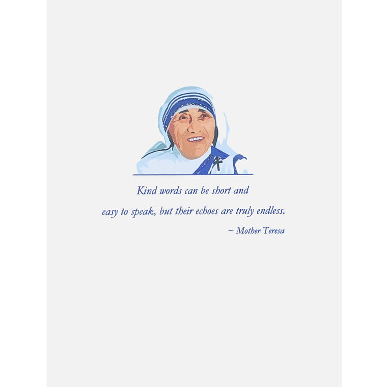 Mother Teresa Card