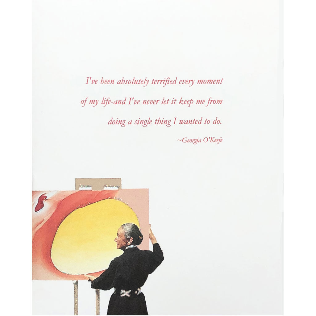 Georgia O'Keeffe Quote Card