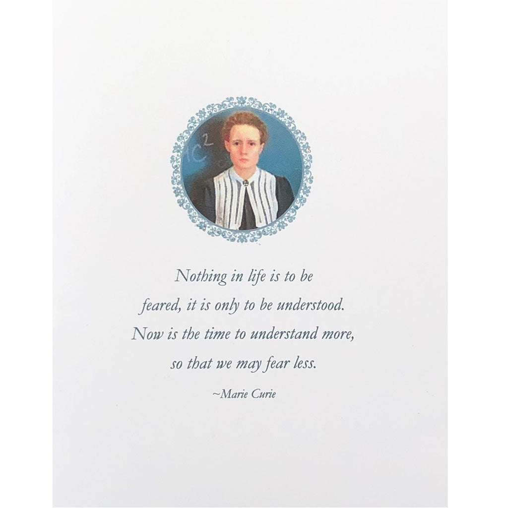 Marie Curie Quote Card