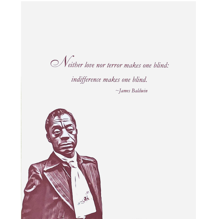 James Baldwin Quote Card