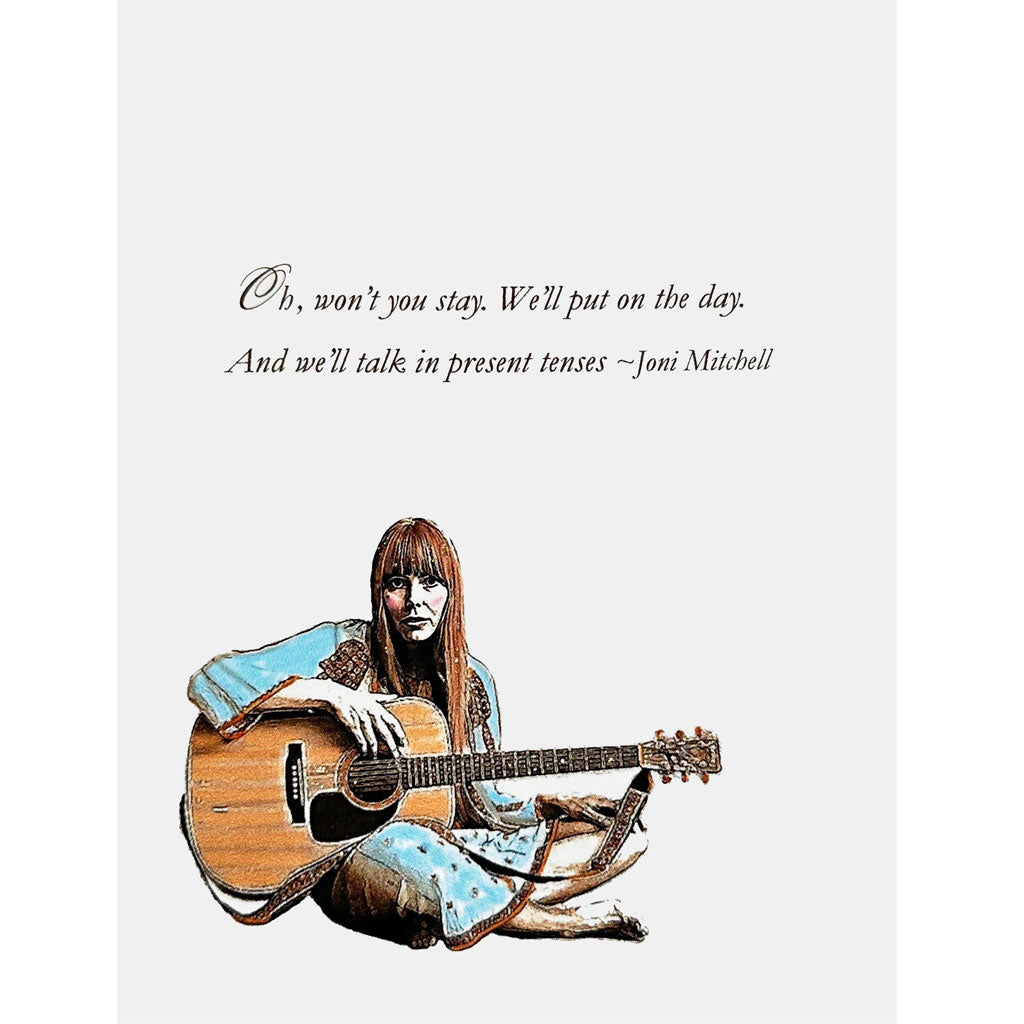 Joni Mitchell Card