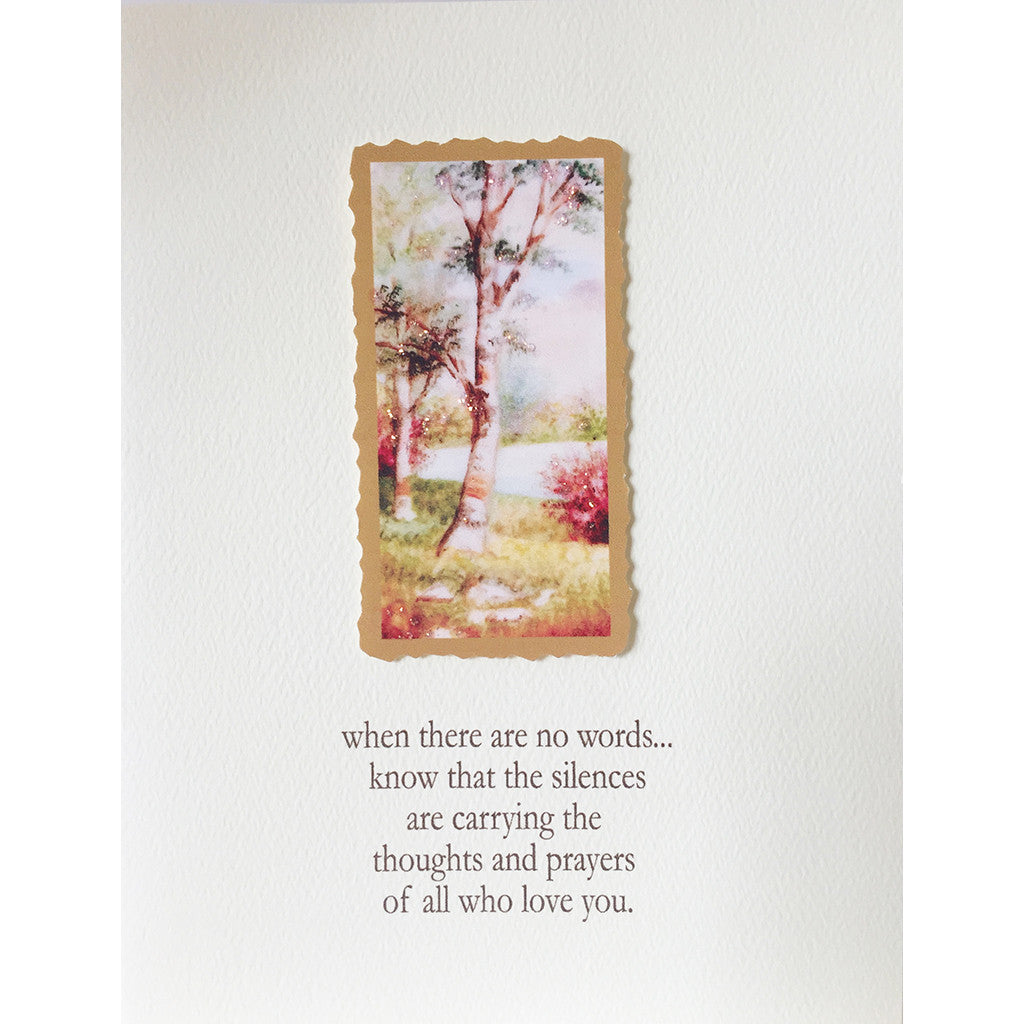 Sympathy Card Birch Tree Lumia Designs