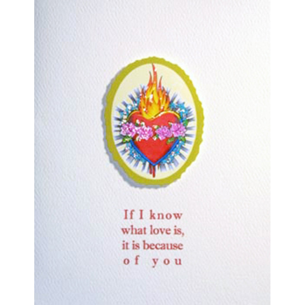 Greeting Card Flame Heart - Lumia Designs