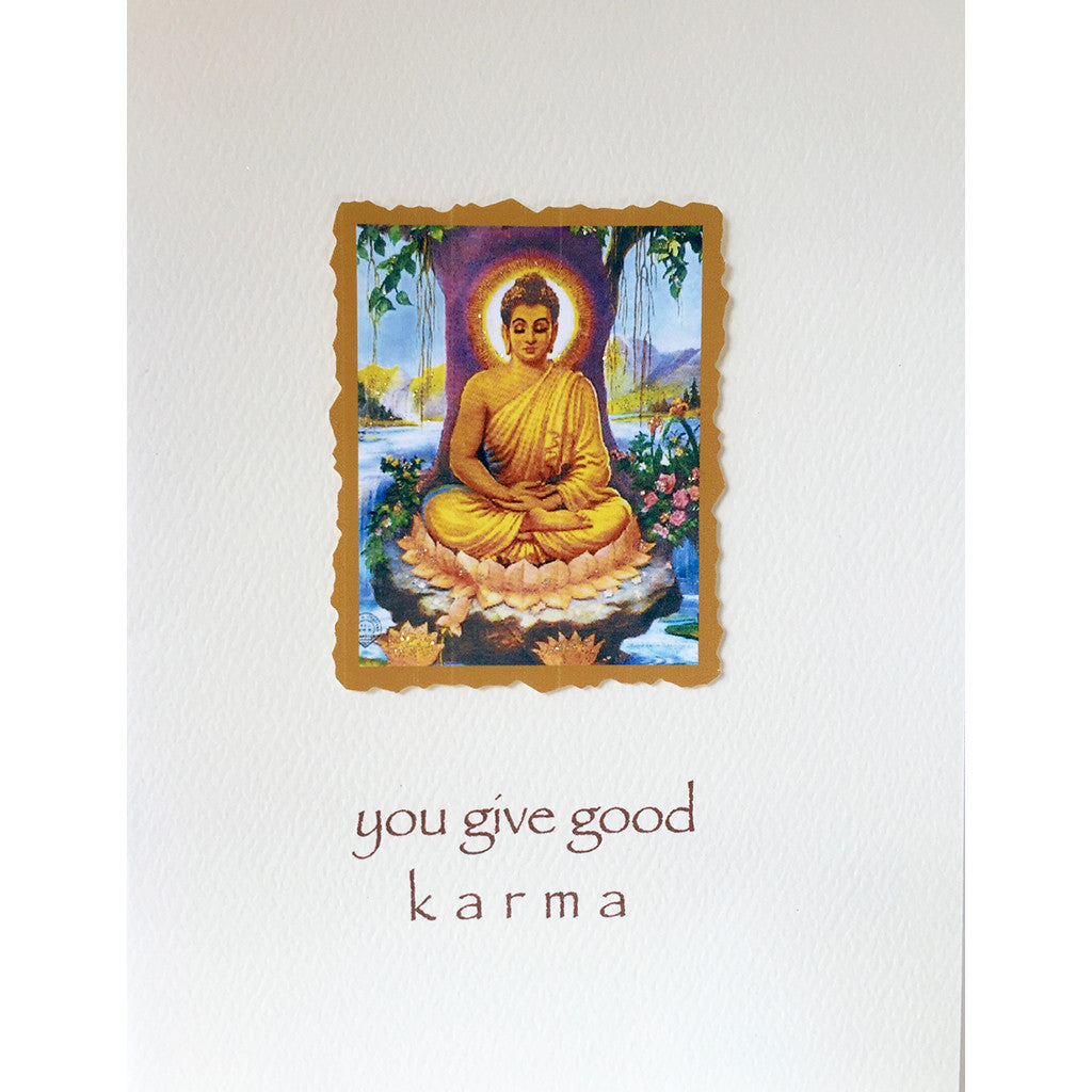 Greeting Card Good Karma - Lumia Designs