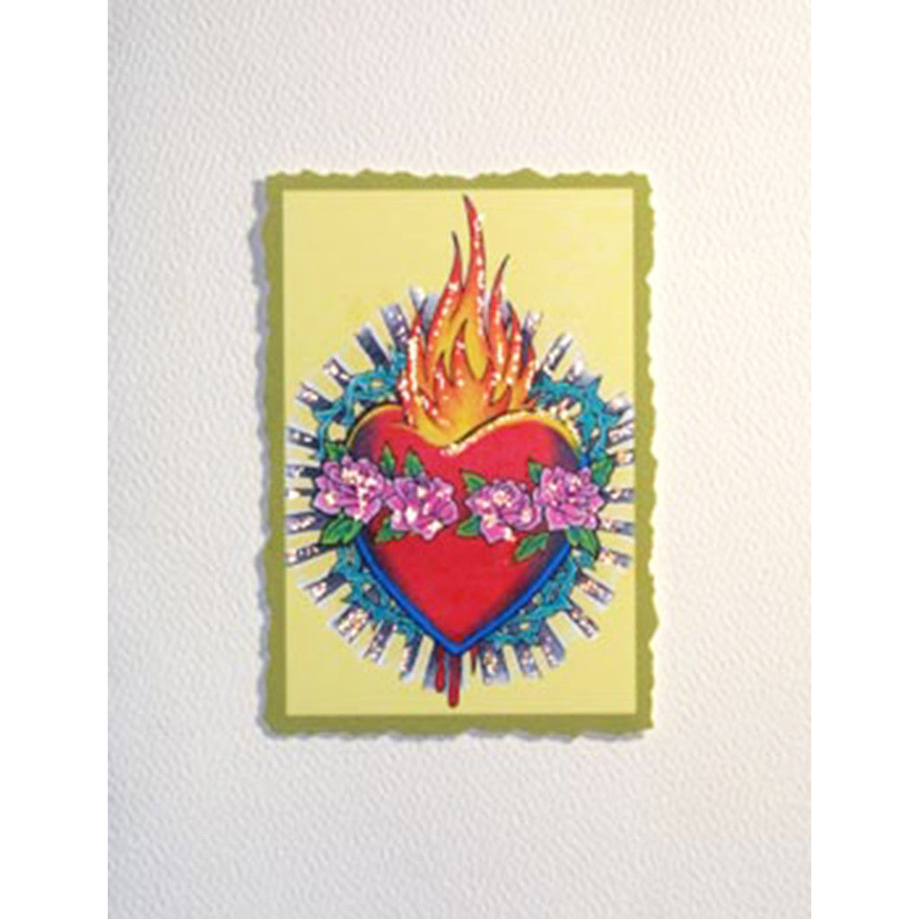 Greeting Card Heart of Flame - Lumia Designs