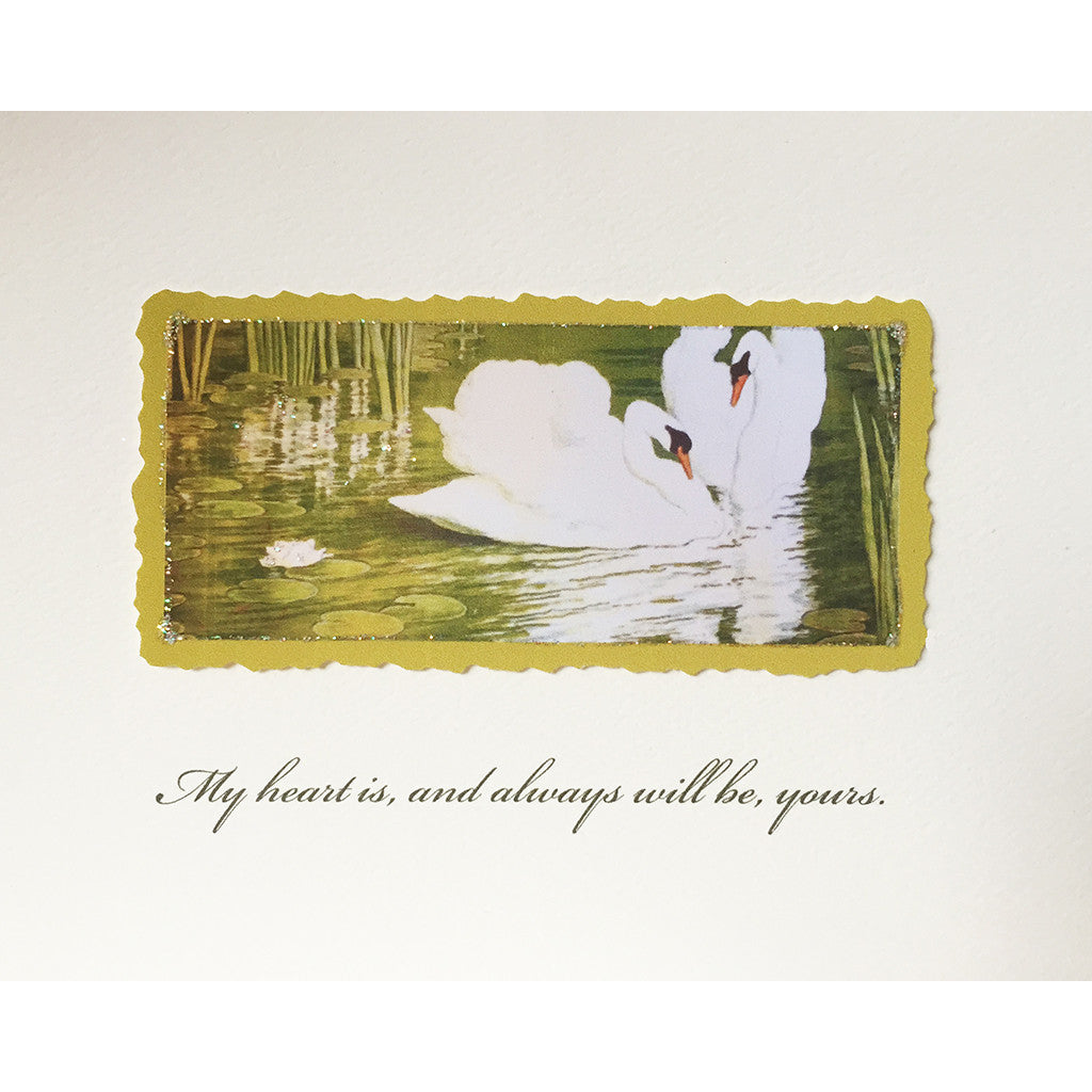 Greeting Card Swans - Lumia Designs