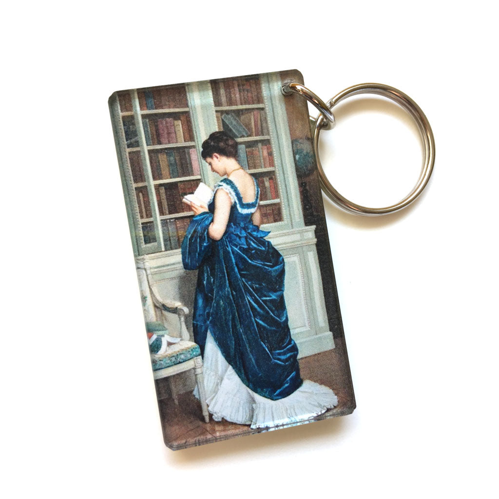 Reading Rope Keychain Reading Keychain (Quote on back)
