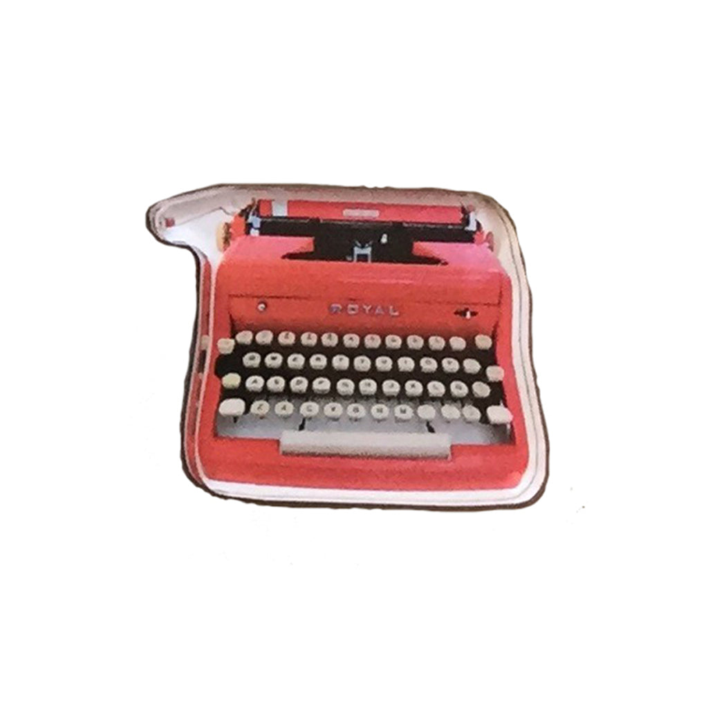 Red Typewriter Magnet