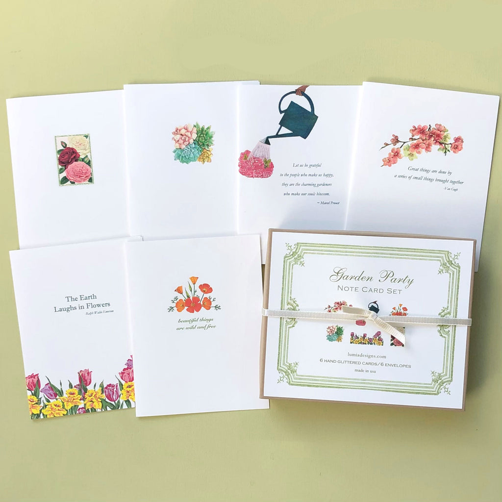 Garden Party Note Card Box Set