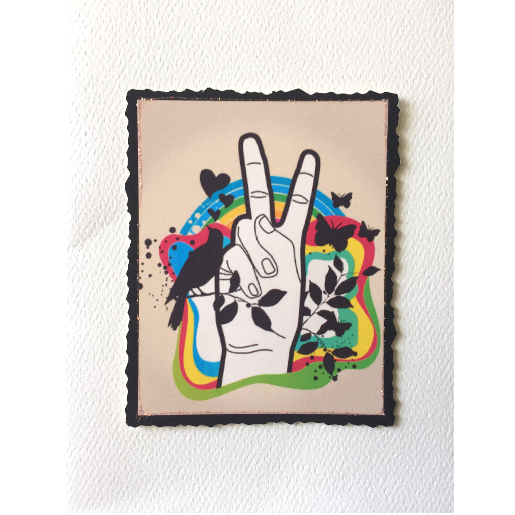Peace Hand Card